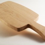 Profil de poignée de petite planche à pain en bois