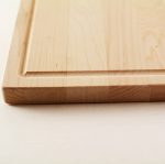 Planche à découper de bar avec rainure à jus