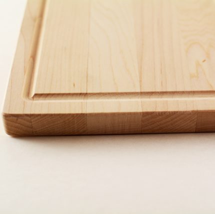 Planche à découper de bar avec rainure à jus