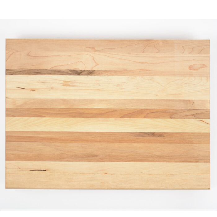 Planche à découper à légumes — érable 14x10 Planche à découper à légumes en érable dur canadien, 14x10, surface plate, coins arrondis, vente en gros