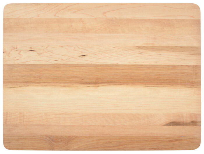 Planche à découper utilitaire en érable dur canadien, 16x12, surface plate sans rainure, vente en gros