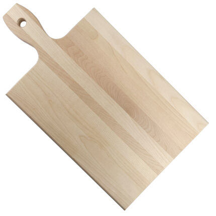 Planche de service paddle en érable dur canadien avec poignée, 18x10, grande surface, vente en gros