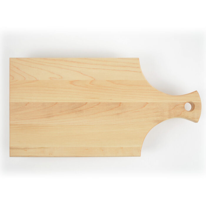 Planche de service à fromage — érable 14x7 Planche de service à fromage en érable dur canadien avec poignée, 14x7, vente en gros